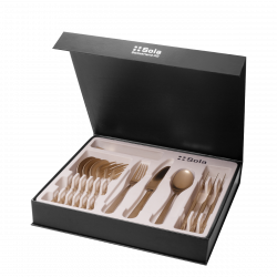 Besteckset 16-tlg. - Salamanca PVD Champagne ganz matt