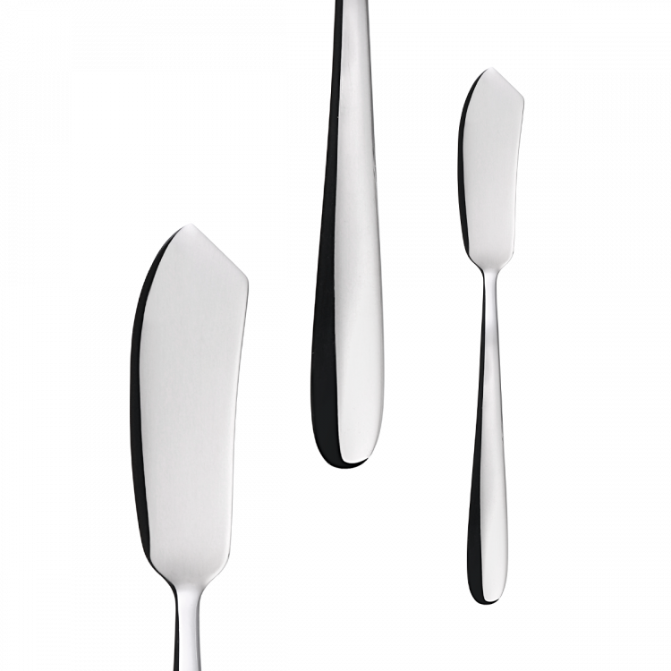 Fischmesser-set 2 tlg. – Basic Alpha