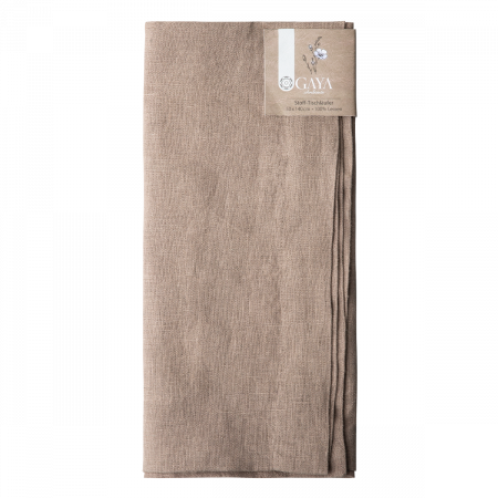 Stoff-Tischläufer 50 x 140 cm Bronze - Gaya Ambiente