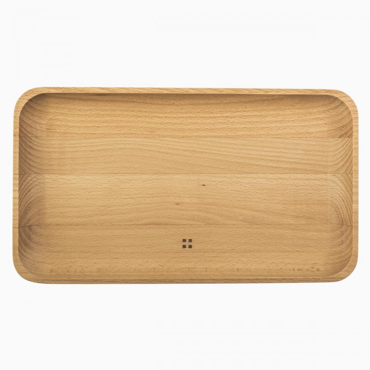 Holztablett L - Flow Wooden