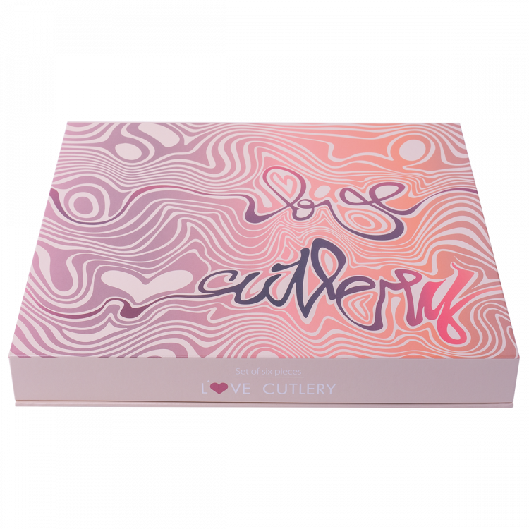 Set 6-tlg. mit Herz S-Line PVD Rose Gold poliert