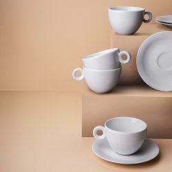 Kaffee-Set 8 tlg.  - Basic Chic