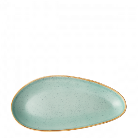 Platte oval 36 cm - Gaya Sand türkis Lunasol