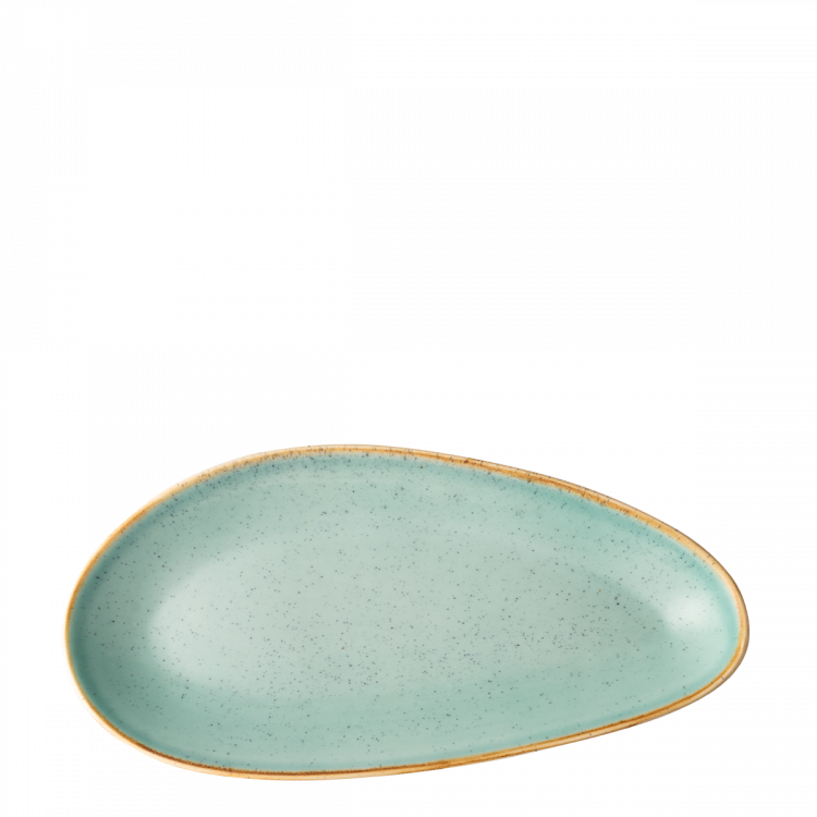 Platte oval 36 cm - Gaya Sand türkis Lunasol