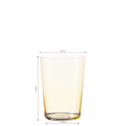 21st Century Glas Lunasol Color - Longdrink 515 ml hellgelb Set 6-tlg.