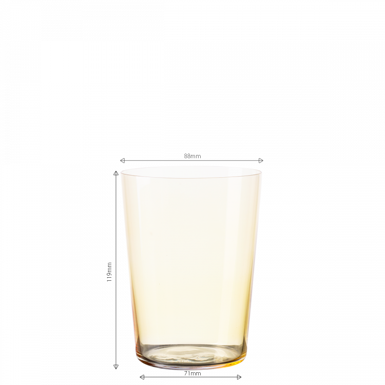 21st Century Glas Lunasol Color - Longdrink 515 ml hellgelb Set 6-tlg.