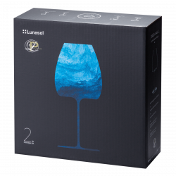New World-Glas 765 ml Set 2-tlg. Green Wave Glas Lunasol