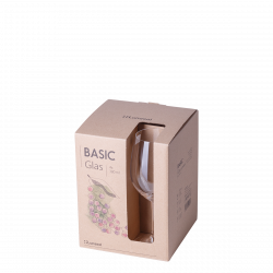 Rotweinglas 380 ml Set 4-tlg. - BASIC Glas Lunasol META Glass