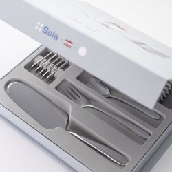 Kuchenset 13-tlg. in Box - Alpha poliert