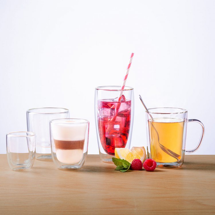 Glas BASIC Glas Double Wall 190 ml – set 4tlg.