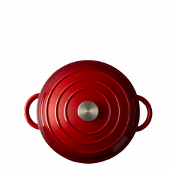 Gusseisentopf emailliert rot ø 24 cm Jupiter Lunasol