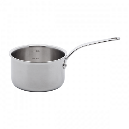 Stielkasserolle Ø 16 cm, H: 9.5 cm, 1.9 lt Sirius Triply Lunasol poliert