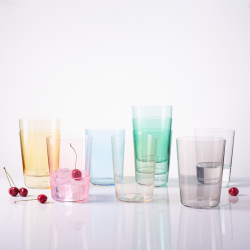 21st Century Glas Lunasol Color - Longdrink 515 ml hellblau Set 6-tlg.