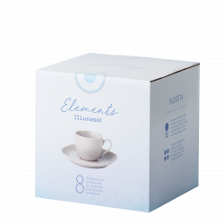 Espresso-Set 8-tlg. Elements North Organic
