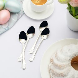 Kaffeelöffel-Set 4-tlg. mit Laser „Ostern“ - Roma