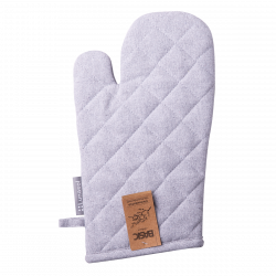 Ofenhandschuh 19 x 32 cm Silber Melange - Basic Ambiente