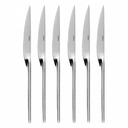 Steakmesser Twist Set 6-tlg. in silber Magnetbox Beta poliert