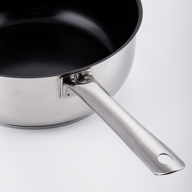 Stielkasserolle ø 16 cm, H: 7.5 cm ohne Deckel Saturn Lunasol