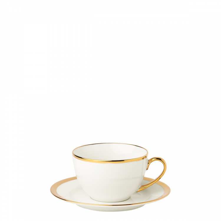 Kaffee-Set 8-tlg. - FLOW Lunasol mit Gold-Rand