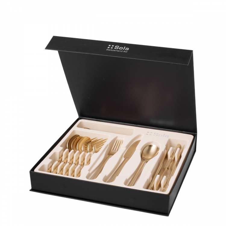 Besteckset 16-tlg. - Living PVD Champagne poliert