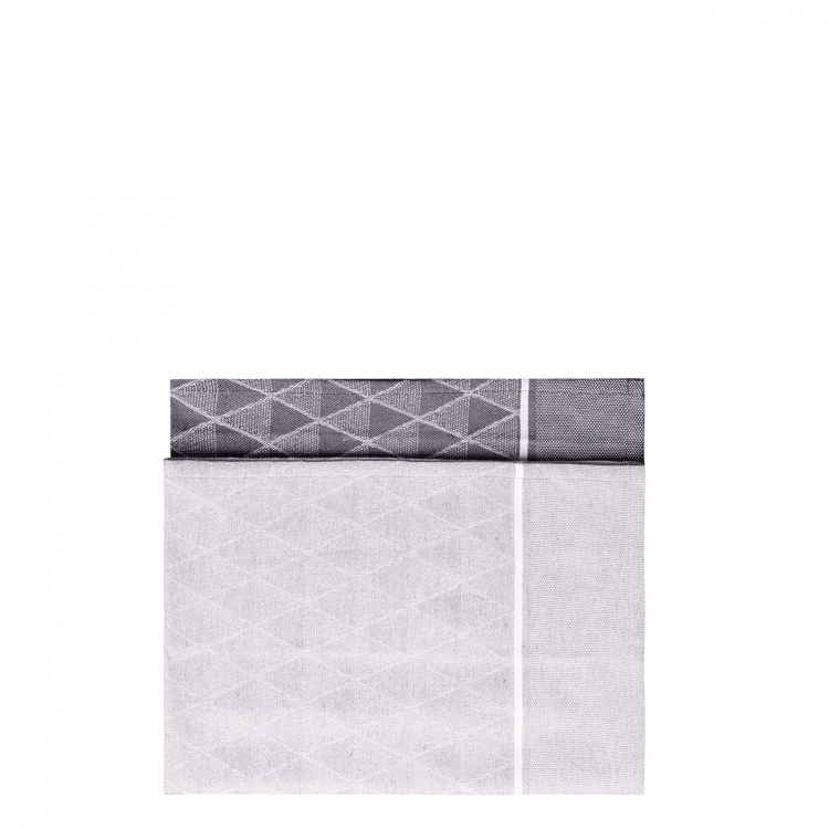 Küchentuch 50 x 70 cm Stahlgrau, 2 Stk. - Basic Ambiente