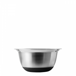 Rührschüssel-Set CNS 8-tlg. mit Kunststoffdeckel und rutschfestem Silikon-Boden Basic Kitchen
