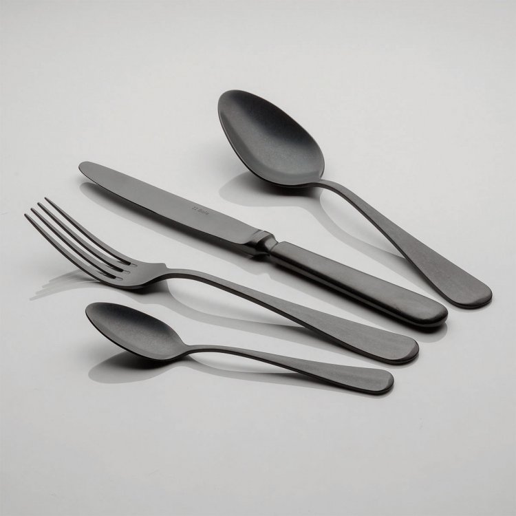 Besteck set 24 tlg. - Baguette Vintage Schwarz