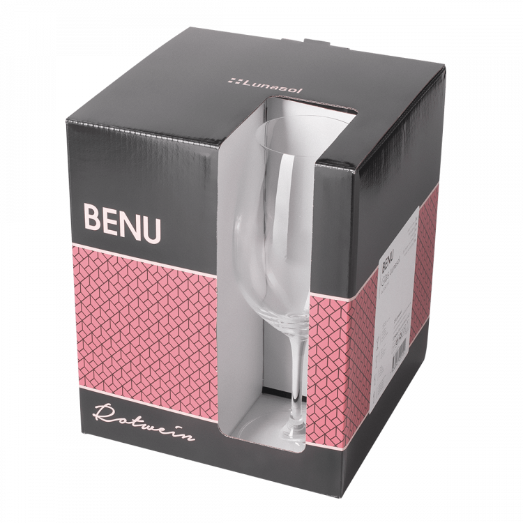 Rotweinglas 650 ml Set 4-tlg. - Benu Glas Lunasol META Glass