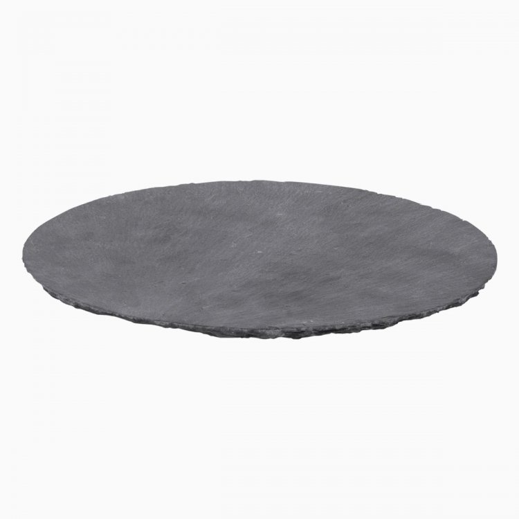 Schiefertablett ø 24 cm rund groß - Flow