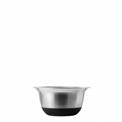 Rührschüssel-Set CNS 8-tlg. mit Kunststoffdeckel und rutschfestem Silikon-Boden Basic Kitchen