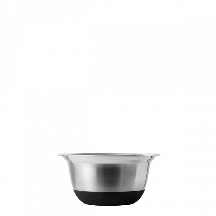 Rührschüssel-Set CNS 8-tlg. mit Kunststoffdeckel und rutschfestem Silikon-Boden Basic Kitchen