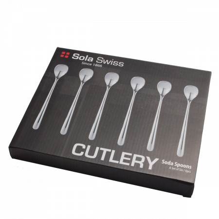 Limonadenlöffel Set 6-tlg. – City Elite poliert