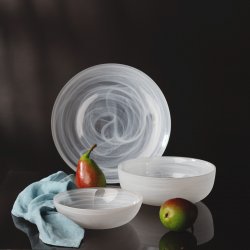 Glas-Set weiss 25 tlg. - Elements Glass