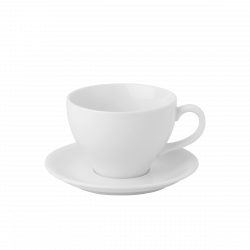 Cappuccino Tasse big weiss - Elements