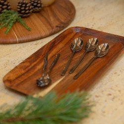 Tablett rechteckig Akazie 30 x 17.5 cm - FLOW Wooden