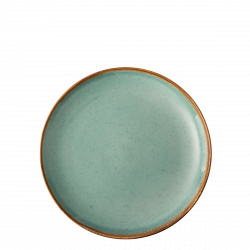 Teller flach 23 cm - Gaya Sand türkis Lunasol