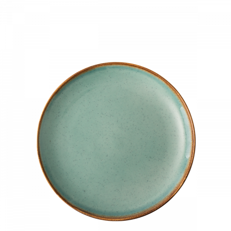 Teller flach 23 cm - Gaya Sand türkis Lunasol