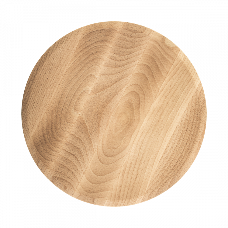 Holzteller ø 30cm - Flow Wooden