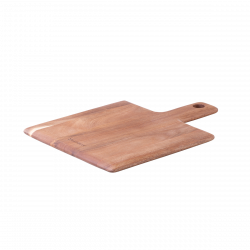 Schneidebrett mit Griff Akazie 33 x 23 cm - FLOW Wooden