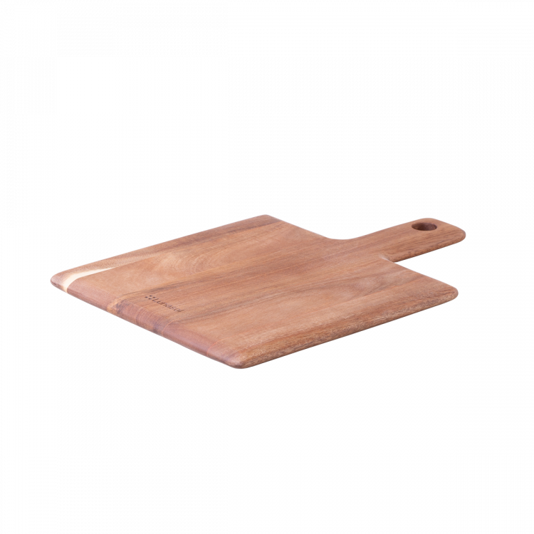 Schneidebrett mit Griff Akazie 33 x 23 cm - FLOW Wooden