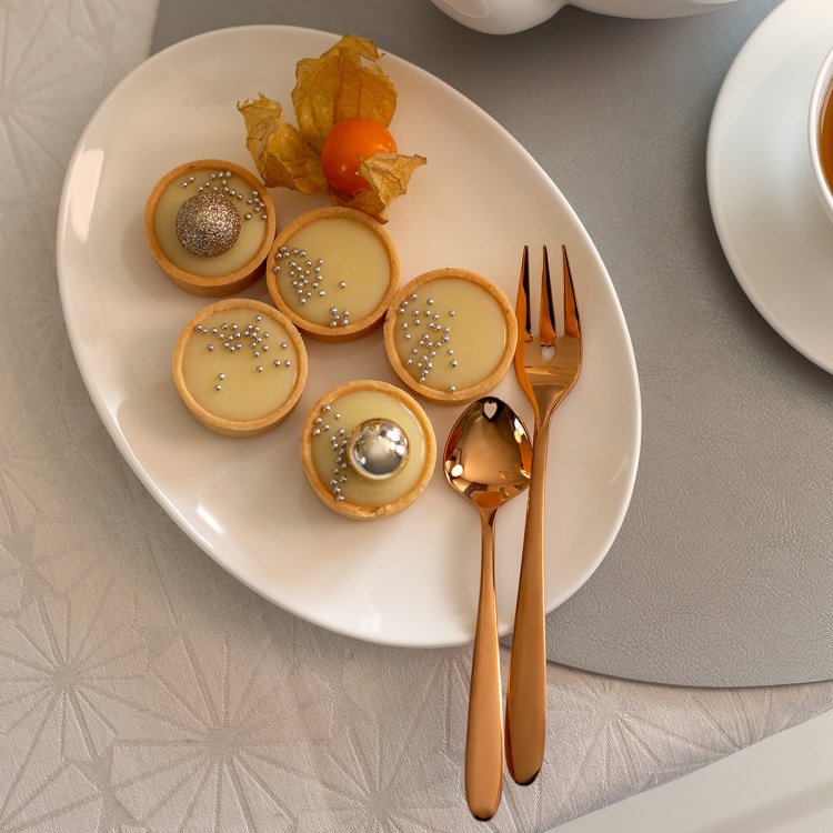 Set 6-tlg. mit Herz S-Line PVD Rose Gold poliert
