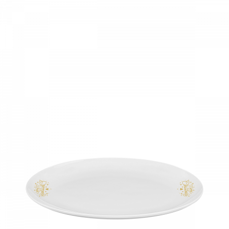 Ovaler Servierteller 26 cm - Premium Platinum Line Merry Christmas