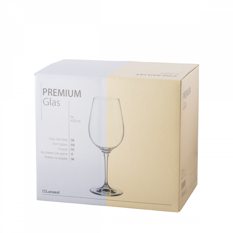Gläser Chianti Zinfandel 450 ml 6-tlg. Set - Premium Glas Crystal