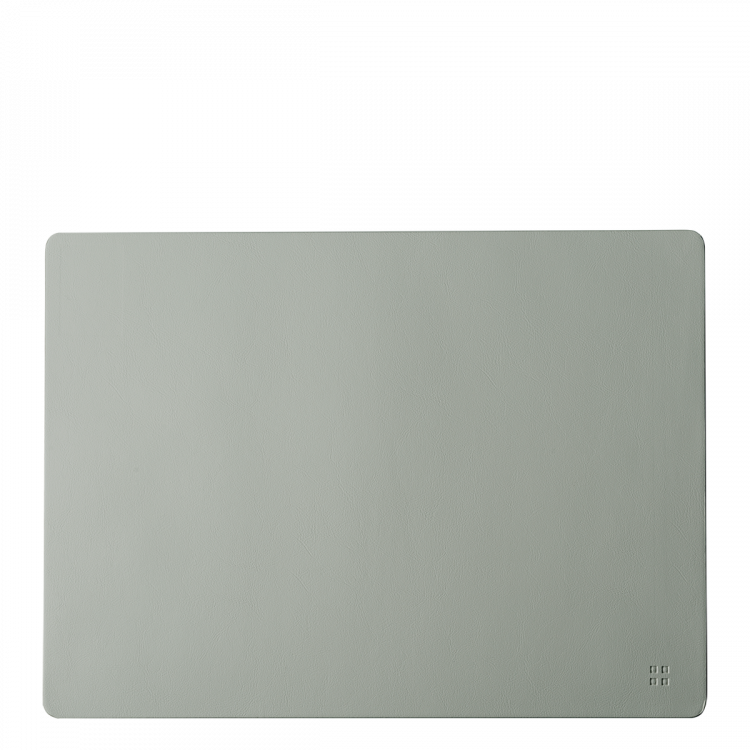 Tischset rechteckig PVC Silber 45 x 32 cm Elements Ambiente