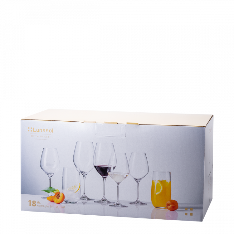 Starter-Set 18-tlg. Optima Glas Lunasol
