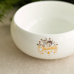 Müslischale 10 cm - Premium Platinum Line Merry Christmas