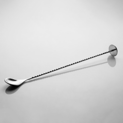Barlöffel CNS matt 28 cm auf Hängekarton Basic Bar