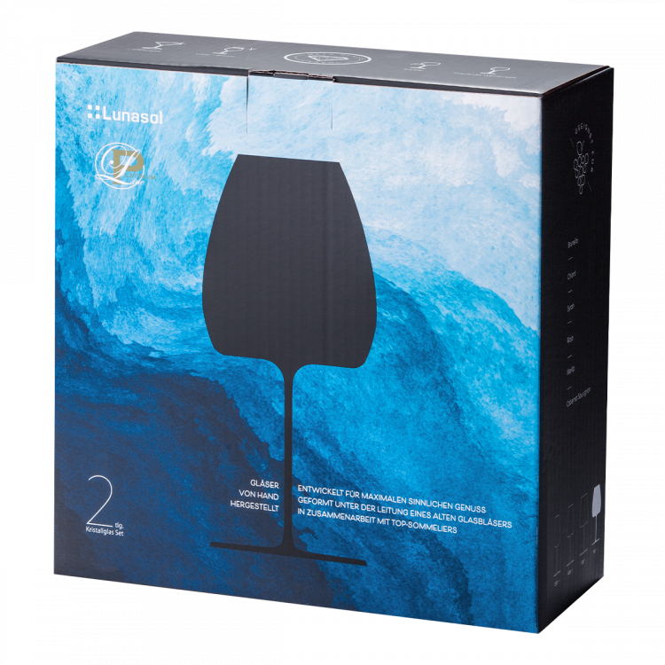 New World-Glas 765 ml Set 2-tlg. Green Wave Glas Lunasol