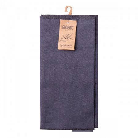 Stahlgraues Baumwoll-Etui zur Aufbewahrung von Besteck 52 x 26 cm - Basic Ambiente