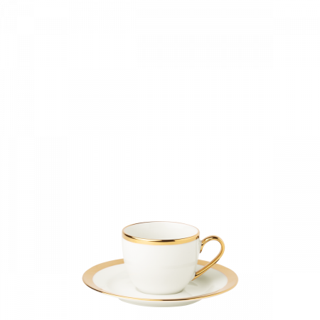 Mocca-Set 8-tlg. - FLOW Lunasol mit Gold-Rand